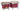 Concerto Series Red Spectrum Finish Bongos