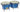 Concerto Series Blue Spectrum Finish Bongos