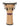 Supremo Series Natural Finish Djembe — 12 inch.