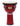 Artist Series Red Finish Djembe — 12 inch.