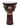Artist Series Hand-Painted Brown Finish Djembe