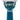Concerto Series Blue Finish Djembe — 12 inch.