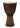 Hand-Carved Chiseled Orange Series Djembe — 12 inch.