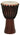 Hand-Carved African Djembe - T1 Finish