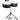 Black Powder-Coated Shell Timbales