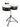 Black Powder-Coated Shell Timbales