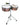 Antique Copper Shell Timbales — 14 inch. & 15 inch.