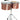 Extra-Deep Shell Antique Copper Timbales — 14 inch. & 15 inch.