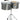 Extra-Deep Shell Brushed Chrome Timbales — 14 inch. & 15 inch.
