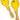 Yellow Plastic Maracas