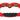 Red Hand Held Plastic Tambourine