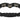 Black Hand Held Plastic Tambourine