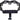 Black Plastic Mountable Tambourine with Steel Jingles