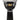Master Series Black Finish Djembe — 12 inch.