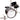 3-Piece Junior Drum Set with Cymbal & Throne - Metallic Black — Model PPJR3BK