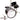 3-Piece Junior Drum Set with Cymbal & Throne - Metallic Black — Model PPJR3BK
