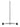 Gibraltar 18 inch. Fixed T-leg with 30 inch. Vertical Tube