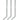 Gib Floor Tom Legs 12.7mm 3/pk