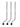 Gib Floor Tom Legs 12.7mm 3/pk