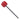 Gibraltar Red Wood Beater Standard Shaft - Black — Model SC-3263