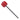 Gibraltar Red Wood Beater Standard Shaft - Black — Model SC-3263