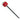 Gibraltar Red Wood Beater Long Shaft - Black