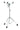 Extended Height Snare Stand — Heavy Double Braced  Model 6706EX