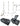 Canopus Light Weight Hardware Pack with Bag, Two Cymbal Stands, Snare, Hi Hat Stands