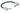 Guitar Patch Cable, Low-Profile Right-Angle to Same, 6 in., 6 Pc