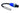 Speaker Adapter, Hosa 1/4 in. TS to Neutrik speakON, 6 in., 16 AWG X 2 OFC