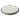 Djembe Drumhead, R Series, 12.50 X 7/8, Fiberskyn, Wide Hoop, White