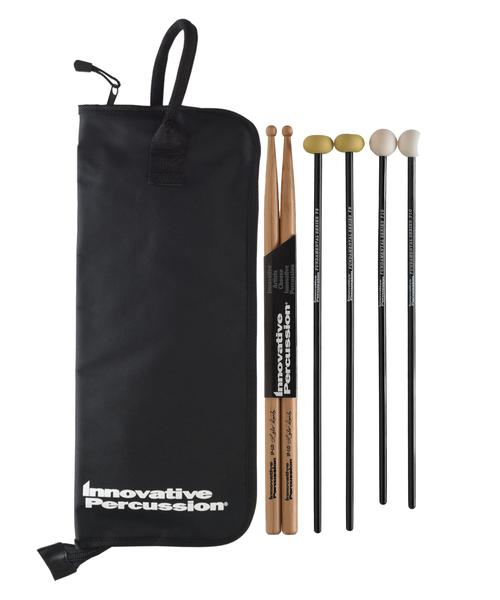 Innovative Percussion — Elementary Pack (FP-1) — Fundamental Series Education Drumstick & Mallet Package Includes F8, F10, IP-LD & SB-3
