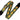 Woven Cotton Guitar Strap - Yellow Rosa — Print Series - 2 inch. Wide