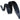 Veg-Tan Leather Guitar Strap - Black