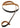 Genuine Leather Mandolin Strap - Black — Folk Instruments Series - 3/4 inch. Wide