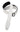 Garment Leather Guitar Strap - White — Classics Series - 2 inch. Wide