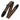 '60s Hootenanny Jacquard Weave Guitar Strap - Brown, Black & Yellow