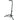 Frameworks Single Guitar Stand with Heavy Duty Tubing and Instrument Finish Friendly Rubbber