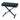 Frameworks Standard Black Keyboard Bench with Deluxe Seat