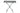 Frameworks Adjustable X Style Keyboard Stand with Rubberized Leveling Foot