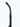 Frameworks 6 Solid Steel Gooseneck With Black Finish