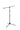 Frameworks Tripod Mic Stand With Single Section Boom And Deluxe One-handed Clutch