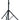 Rok-it Tripod Base Speaker Stand With Adjustable Height Twist Knob, Safety Pins And Rub