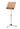 König & Meyer Orchestra Music Stand, Chrome stand with walnut wooden desk, 1 pc  (11831.000.02)
