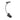König & Meyer Music Stand Light - T-Head - 8 LED Flexlight, Black, 1 pc