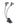 König & Meyer Music Stand Light - Dual T-Head - 8 LED Flexlight, Black, 1 pc