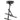K&M Performer Stool - Pneumatic Lift, Black Leather, 1 pc