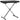 K&M Keyboard Bench, Black Fabric, 1 pc