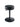 König & Meyer Keyboard Bench - Pneumatic Lift - Round, Black Leather, 1 pc