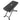 K&M Footrest, Black, 1 pc